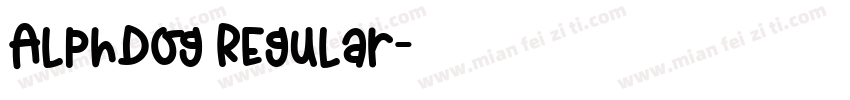 AlphDog Regular字体转换